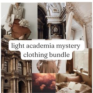 Light academia clothing mystery box bundle